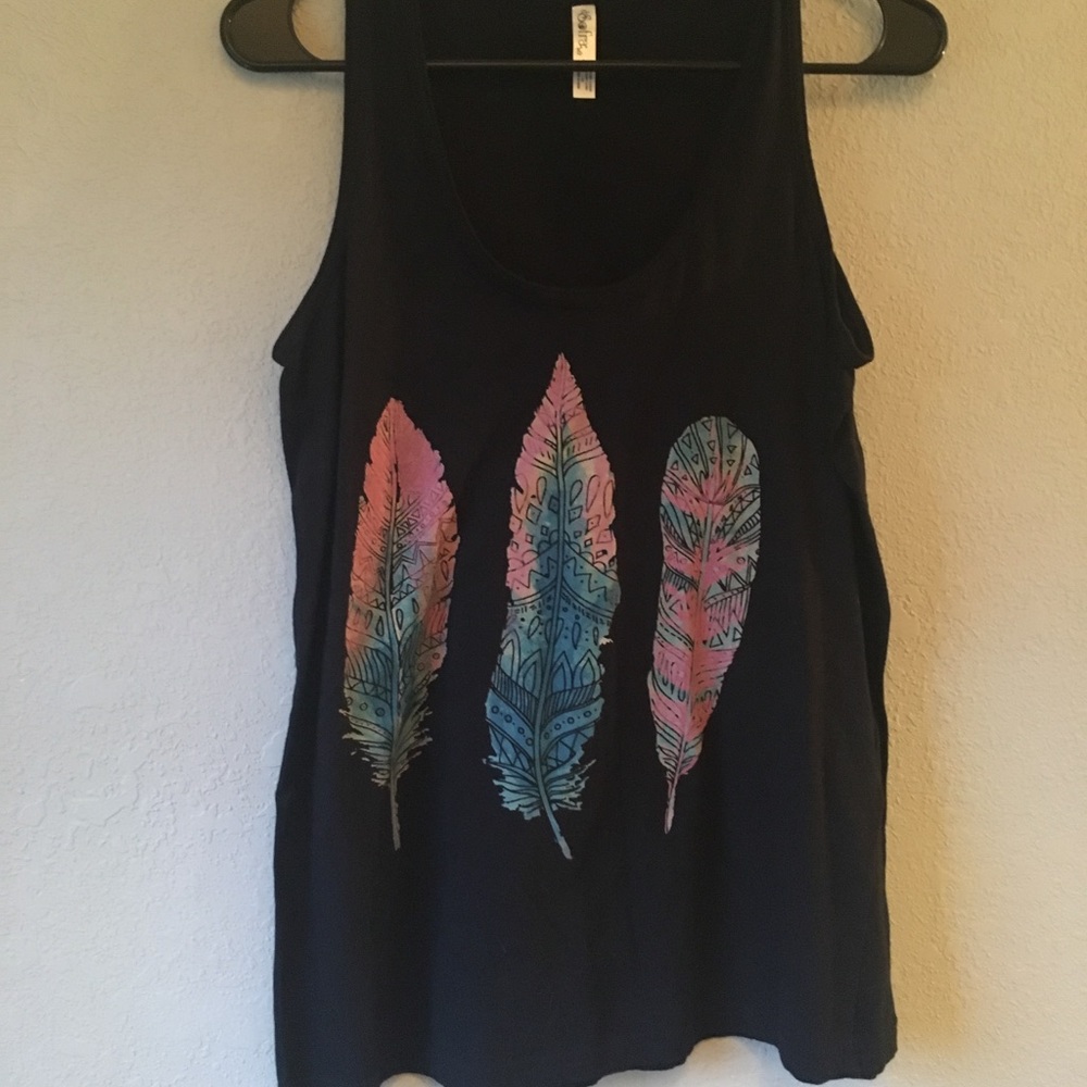 Black tank top